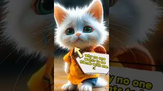 Poor kitten #cat #ai #catlover #kitten