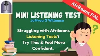 Improve Your Afrikaans Listening Test Results | Real Practice | Afrikaans FAL Gr 6-12