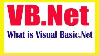 01 VB Net  What is Visual Basic  Net