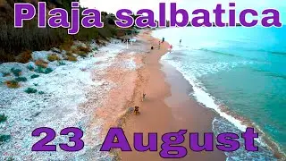 Plaja salbatica 23 August/Sat pescaresc/Wild beach/Fishing village/DJI Air2S cinematic/4K footage