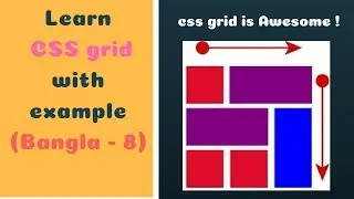 css grid tutorial for beginners in bangle | alignment of grid item (part-8)