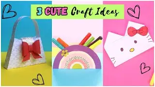 3 Cute Craft Ideas with Paper