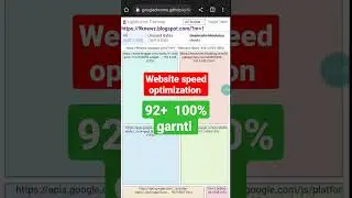 increase website speed ||  boost website speed #website #speed #optimization  #earnlearnwithking