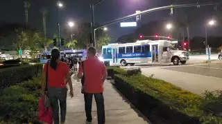 Midnight walking tour of Harbor Boulevard at Disneyland in Anaheim California