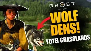 🐺 All Yotei Grasslands Wolf Den Locations - Ghost of Yotei (PS5)
