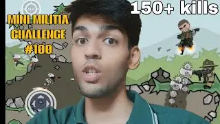I did the most difficult challenge of mini militia!