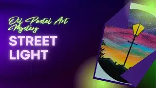 Street Light Scenery Drawing | Oil Pastel Drawing Step By Steps #beginners #pigmentart #oilpastel