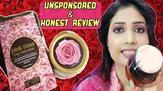 Wow Skinscience Pink Rose Clay Face Mask Review #poonamlakesar