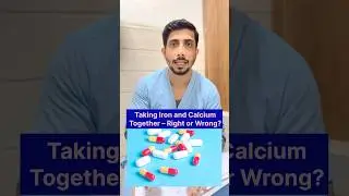 Stop taking iron and calcium tablets together. #calcium #iron #youtubeshorts #viral #trending