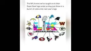 Super Bowl Logo Script is on Hard Mode #NFL