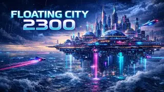 Floating City 2300: Above the Rising Seas | Sci-Fi AI Short Film (4K)