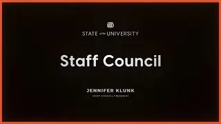 Staff Council | 2021 State of the University