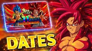 TOUTES LES DATES DES 11 ANS DE DOKKAN BATTLE !