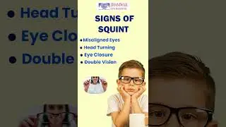 Signs of Squint (Strabismus) | Misaligned Eyes, Double Vision? Consult an Expert  #shorts