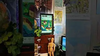 Desktop Upgrade 😌📦✂️So obsessed with Divoom Time Frame 🖼️✨ #short #unboxing #deskinspo