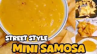 Karachi Street Style Mini Samosa Recipe💥🤤|Mini Samosa & Aloo Chutney😇🔥