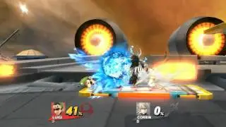 SSB4 Luigi wins by doing nothing