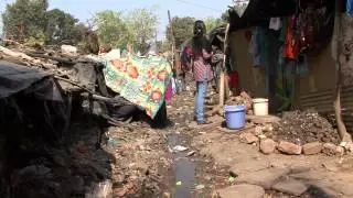 A walk through one of the slums in Bhopal, India