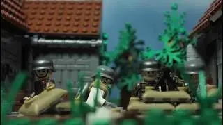 Lego Stop Motion Battle: British vs Germans WW2
