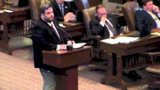 Jonathan Stickland fighting for Constituional Carry on House floor against Rhinos