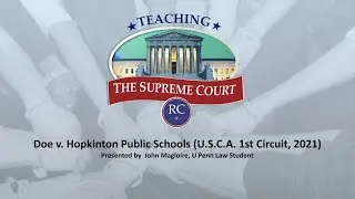 Doe v Hopkinton Moot Court Video Lesson