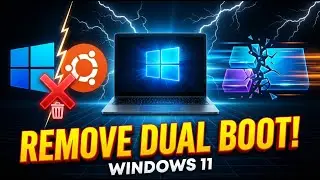 How to Remove Ubuntu(Linux) From Dual Boot In Windows 11/10 #windows11 #removeubuntu