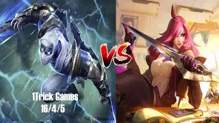 1Trick Games | Zed VS Katarina | Ranked Gameplay / 1Trick Games | Зед VS Катарина | Ранкед Геймплей