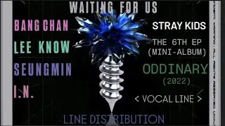 STRAY KIDS : WAITING FOR US (BANG CHAN, LEE KNOW, SEUNGMIN,  I.N.) &ndash; LINE DISTRIBUTION