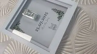 Personalised Silver Bar Wedding Investment Piece