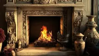 Fireplace Sounds Only | Cozy Crackling Fire (No Music)