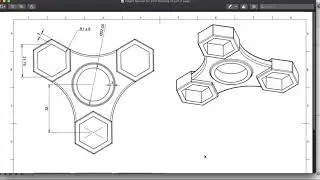2D Sketch Fidget Spinner using Fusion 360