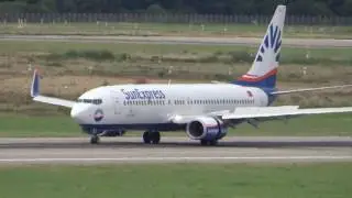 Sunexpress Boeing 737-800 TC-SEJ landing Dusseldorf Airport