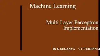 Multi Layer Perceptron | SKlearn | ipynb notebook example