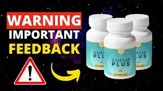 QUIETUM PLUS REVIEW - Quietum Plus Supplement - Honest Review
