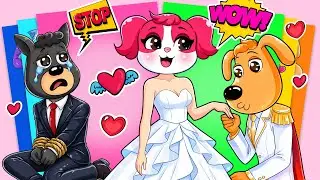 WOW!! Sheriff Labrador, Papillon and Dobie in Weird Love DIY Sticker Book