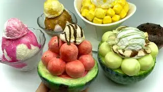 ASMR 🍧빙수점토 부수기! Shaved ice clay cracking !