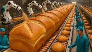 Inside The Bread Factory: Robotic Automation and Tunnel Oven Perfection (Full Process)