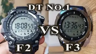 F2 vs F3 smart watch comparison/review (DT No.1 F2 vs F3)