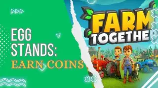 Chickening with Chickens and Egg Stands on Farm Together