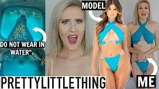 BIKINI'S YOU CAN'T WEAR IN WATER?! PRETTYLITTLETHING BIKINI HAUL