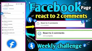Weekly challenge react to 2 comments // facebook react to 2 comments