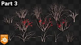 Winter Forest Environment - Part 3 (Blender Tutorial)