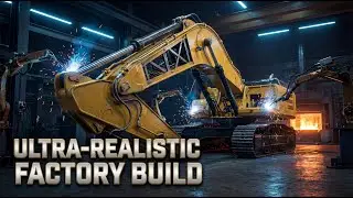 FROM RAW STEEL TO GIANT MACHINE 🔥| Satisfying Excavator Factory ASMR (Full Process)