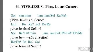 Vive Jesús, Pbro. Lucas Casaert (con acordes)