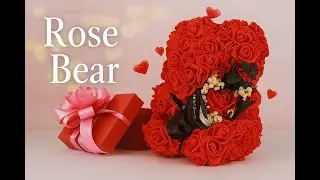 Valentine's Gift Beautiful Rose Bear Below $50 Amazon Find!