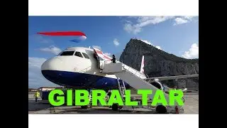 GIBRALTAR'S EXTREME AIRPORT. Flight review from London Heathrow with British Airways