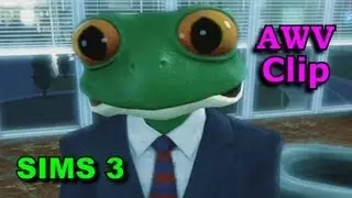Sims 3 AWV Clip: Witch Turns Boss Into a Toad - from A Witch's Vengeance Part 1