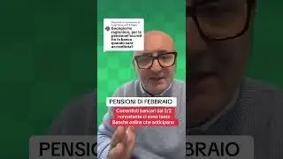 Date pagamenti pensioni d&iacute; febbraio #youtube #youtubeshorts