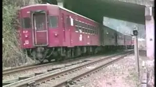 山陰本線　相谷信号所　客レ交換　ＤＤ５１牽引　５０系客車