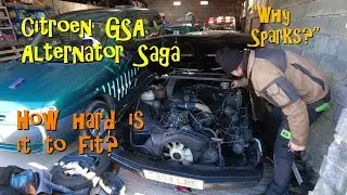 Citroen GSA alternator - how hard is it to fit? Why Sparks?!